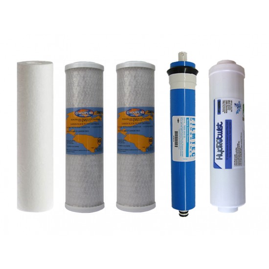 Premium Filter Kit To Suit 5 Stage Reverse Osmosis with Membrane
