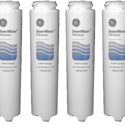 4 x GE GSWF SmartWater Slim Internal Fridge Water Filter Genuine