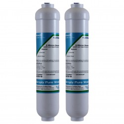 2 x Bosch 497818 External In Line Compatible Fridge Water Filter