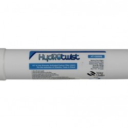 HydROtwist Inline Water Filter 1/4" DI Mixed Bed Resin 10" x 2"