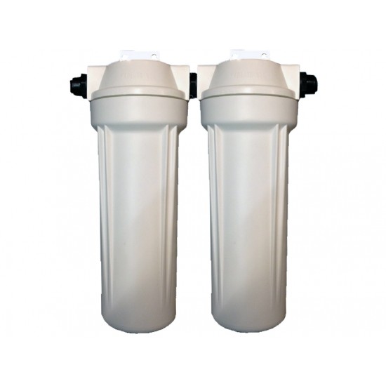 Twin Caravan or RV Water Filter System - 12mm Quick Connect