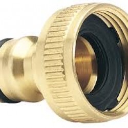 12mm Garden Hose Connector Brass with 1" BSP Female Thread