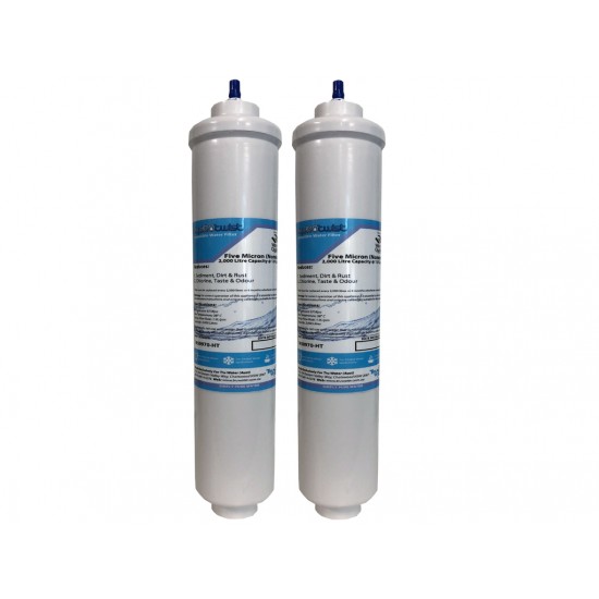 2 x Westinghouse 1450970 Compatible  Inline Fridge Water Filters