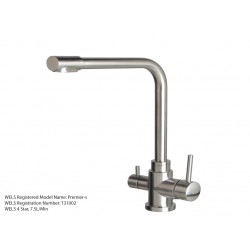3 Three Way Mixer Tap Hot Cold Pure 304 Stainless Steel Short