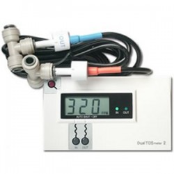 HM Digital Commercial Dual TDS Meter Monitors In Out DM-2