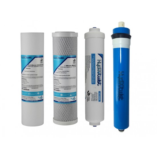 Standard Filter Kit suit 4 Stage Reverse Osmosis with Membrane 