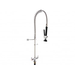 Commercial Dual Hob Cafe Pre Rinse Kitchen Mixer Tap 970mm