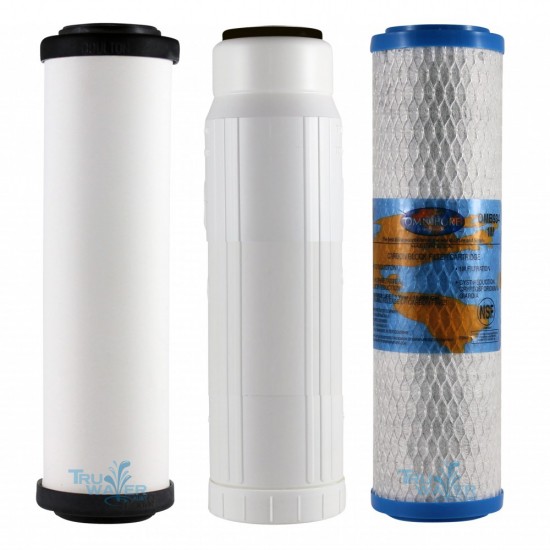 Doulton Fluoride Triple Counter Top Replacement Filter Set