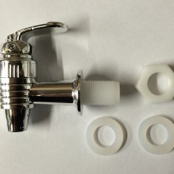 Replacement Chrome Tap for Gravity Fed Ceramic Crock Urn