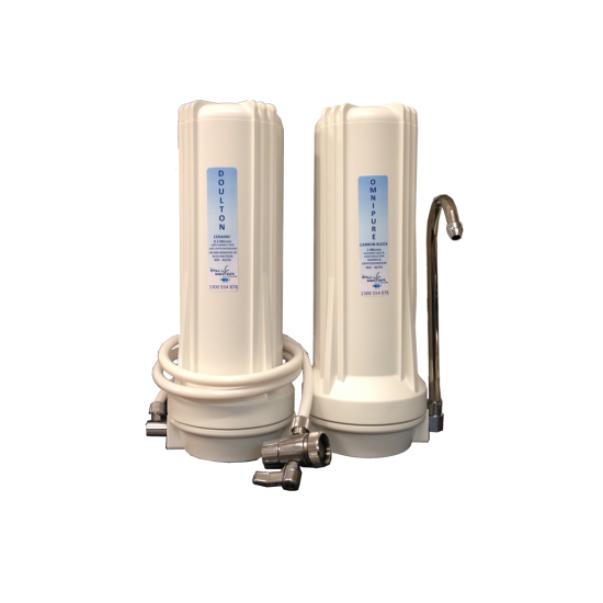 Doulton Ceramic Superblock Twin Benchtop Water Filter System 10