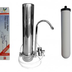 Stainless Steel Countertop Doulton Water Filter System 10"