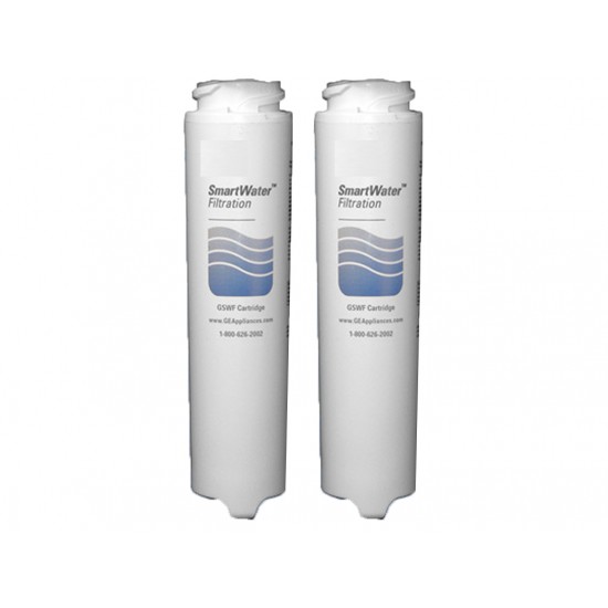2 x GE GSWF SmartWater Slim Internal Fridge Water Filter Genuine