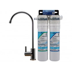 HydROtwist Premium Quick Change Twin Under Sink Water Filter 10"