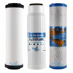 Doulton Alkaline Triple Countertop Replacement Water Filter Set