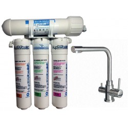 HydROtwist USA Quad 4 Stage PH Water Filter with 3 Way Mixer Tap