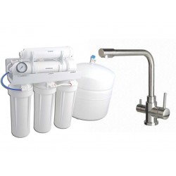 RO5000 Reverse Osmosis 5 Stage Water Filter with 3 Way Mixer Tap