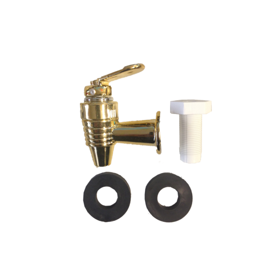 Replacement Gold Tap for Gravity Fed Ceramic Crock, Urn